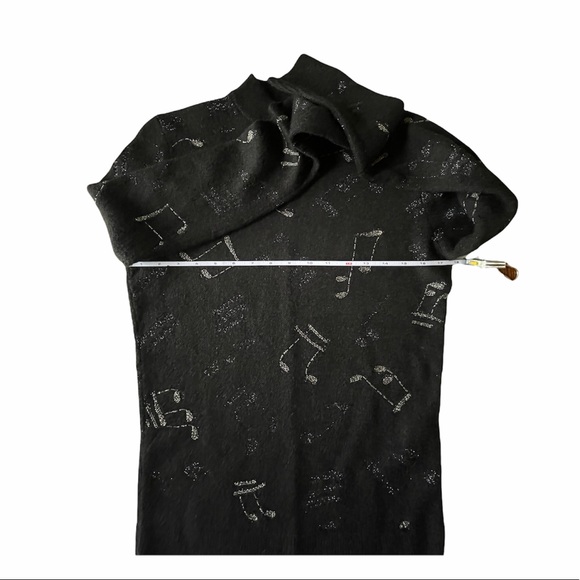 Saint Laurent Musical Note Jacquard Mohair Swtr - Picture 8 of 13